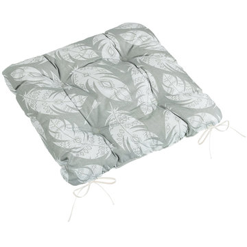 

BELLATEX Adéla Sedák 41/237 prošívaný 40 × 40 cm šedá pírka