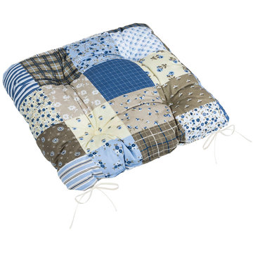 

BELLATEX Adéla Sedák 41/240 prošívaný 40 × 40 cm patchwork modrý