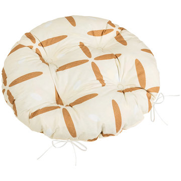 

BELLATEX Adéla Sedák 62/239 kulatý prošívaný prům. 40 cm křížky hnědé