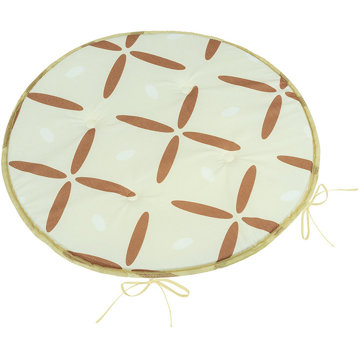 

BELLATEX Adéla Sedák 79/239 kulatý hladký prům. 40 cm křížky hnědé