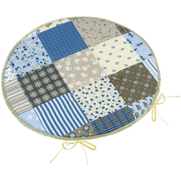 

BELLATEX Adéla Sedák 79/240 kulatý hladký prům. 40 cm patchwork modrý