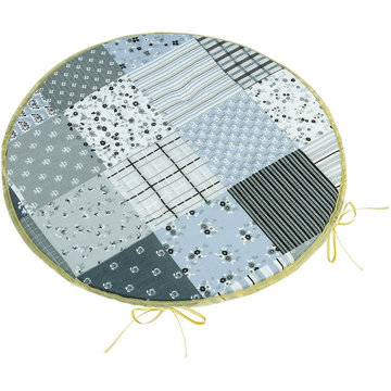 

BELLATEX Adéla Sedák 79/241 kulatý hladký prům. 40 cm patchwork šedý