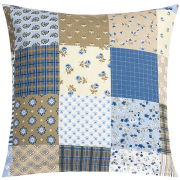 

BELLATEX Adéla polštářek 40 × 40 cm 55/240 patchwork modrý