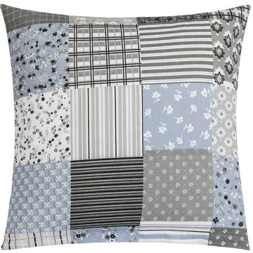 

BELLATEX Adéla polštářek 40 × 40 cm 55/241 patchwork šedý