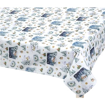

Bellatex Ubrus VÁNOCE - 100 × 100 cm - bílé Vánoce