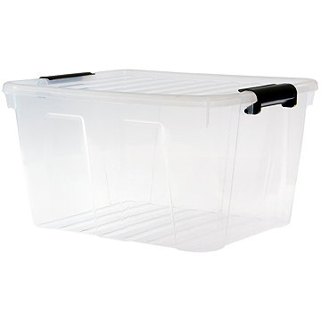 

Plast Team Úložný box s průhledným víkem 30 l