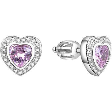 

Beneto Třpytivé srdíčkové náušnice AGUP1500S (Ag925/1000; 2,47 g)