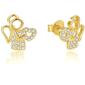 

Beneto Něžné pozlacené náušnice andělíček AGUP2666-GOLD (Ag925/1000; 1,35 g)