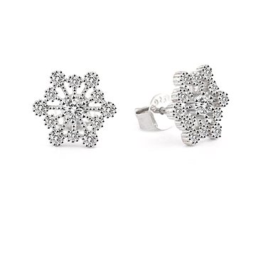 

Beneto Fashion stříbrné náušnice Vločka AGUP2754 (Ag925/1000; 1,3 g)