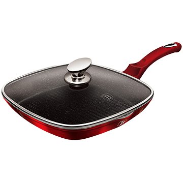 

BerlingerHaus Pánev grilovací s poklicí 28cm Burgundy Metallic Line BH-1613