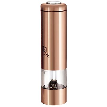 

BERLINGERHAUS Mlýnek na pepř a sůl elektrický, Rosegold Metallic Line