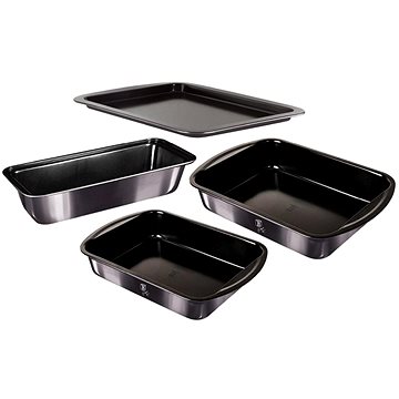 

BERLINGERHAUS Plechy a forma na pečení s titanovým povrchem sada 4 ks Carbon Pro Line