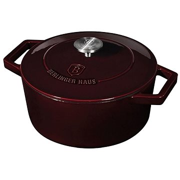 

BERLINGERHAUS Pekáč litinový s poklicí 24 cm Burgundy Line