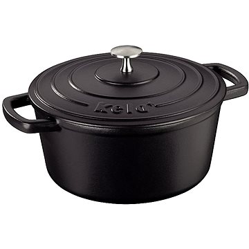 

KELA Calido litinový s poklicí 24 cm černý