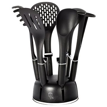 

BERLINGERHAUS Kuchyňské náčiní ve stojanu sada 7 ks Royal Black Collection