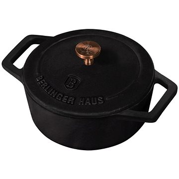 

BERLINGERHAUS Pekáč litinový s poklicí 12 cm Black Rose Collection