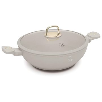 

BERLINGERHAUS Wok s titanovým povrchem a poklicí 30 cm Sahara Collection