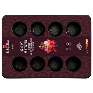 

BERLINGERHAUS Forma na muffiny s nepřilnavým povrchem 12 ks Burgundy