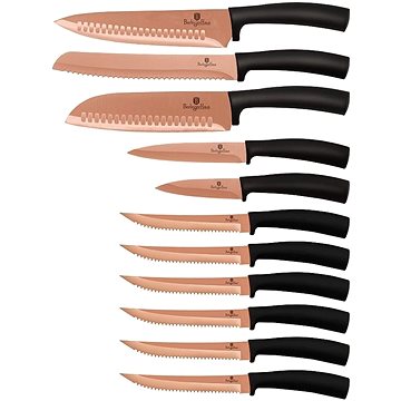 

BERLINGERHAUS Sada nožů s nepřilnavým povrchem 11 ks Rosegold Metallic Line