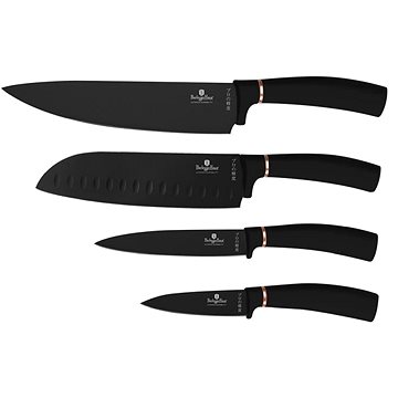 

BERLINGERHAUS Sada nožů s nepřilnavým povrchem 4 ks Black Rose Collection
