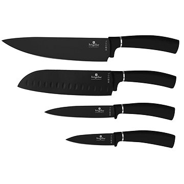 

BERLINGERHAUS Sada nožů s nepřilnavým povrchem 4 ks Matte Black Collection