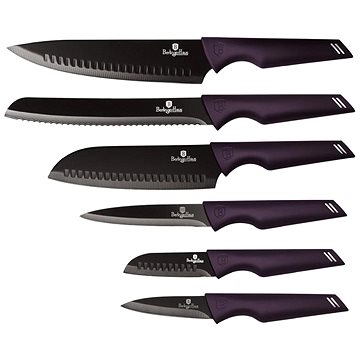 

BERLINGERHAUS Sada nožů s nepřilnavým povrchem 6 ks Purple Eclipse Collection