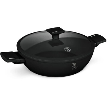 

BerlingerHaus Matte Black Collection Pánev s titanovým povrchem a poklicí 30 cm