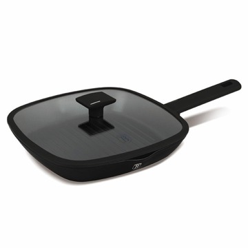 

BerlingerHaus Matte Black Collection Pánev grilovací s poklicí 28 cm