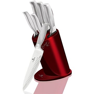 

BerlingerHaus Sada nožů v bloku Burgundy Metallic Line 6ks BH-2273