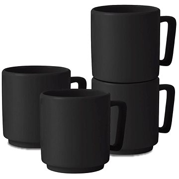 

BERLINGERHAUS Sada hrnků 4 ks 300 ml Matte Black Collection