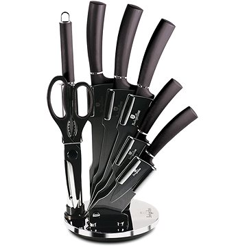 

BerlingerHaus Sada nožů ve stojanu s nepřilnavým povrchem 8 ks Carbon PRO Line BH-2685