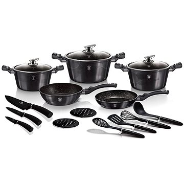 

BerlingerHaus Sada nádobí Carbon PRO Line 17ks BH-6920