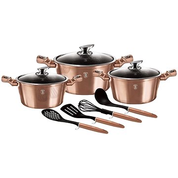 

BerlingerHaus Sada hrnců 10ks Rosegold Metallic Line BH-6151
