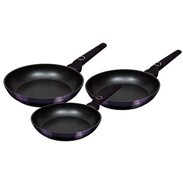 

Berlingerhaus Pánev s titanovým povrchem, 3 ks, Purple Eclipse Collection