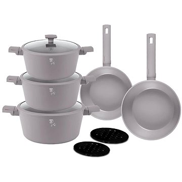

BERLINGERHAUS Sada nádobí s titanovým povrchem 10 ks Taupe Collection