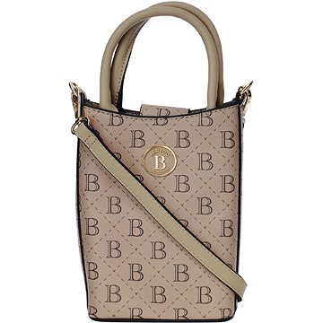 

BERTOO Dámská kabelka Francesca beige logo