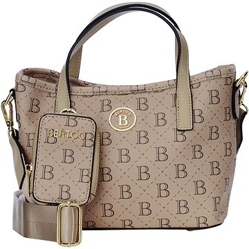 

BERTOO Dámská kabelka Sara beige logo