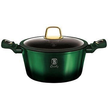 

BERLINGERHAUS Kastrol s poklicí a titanovým povrchem 24 cm Emerald Collection
