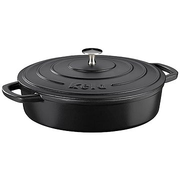 

KELA Kastrol litinový Calido 28 cm černá