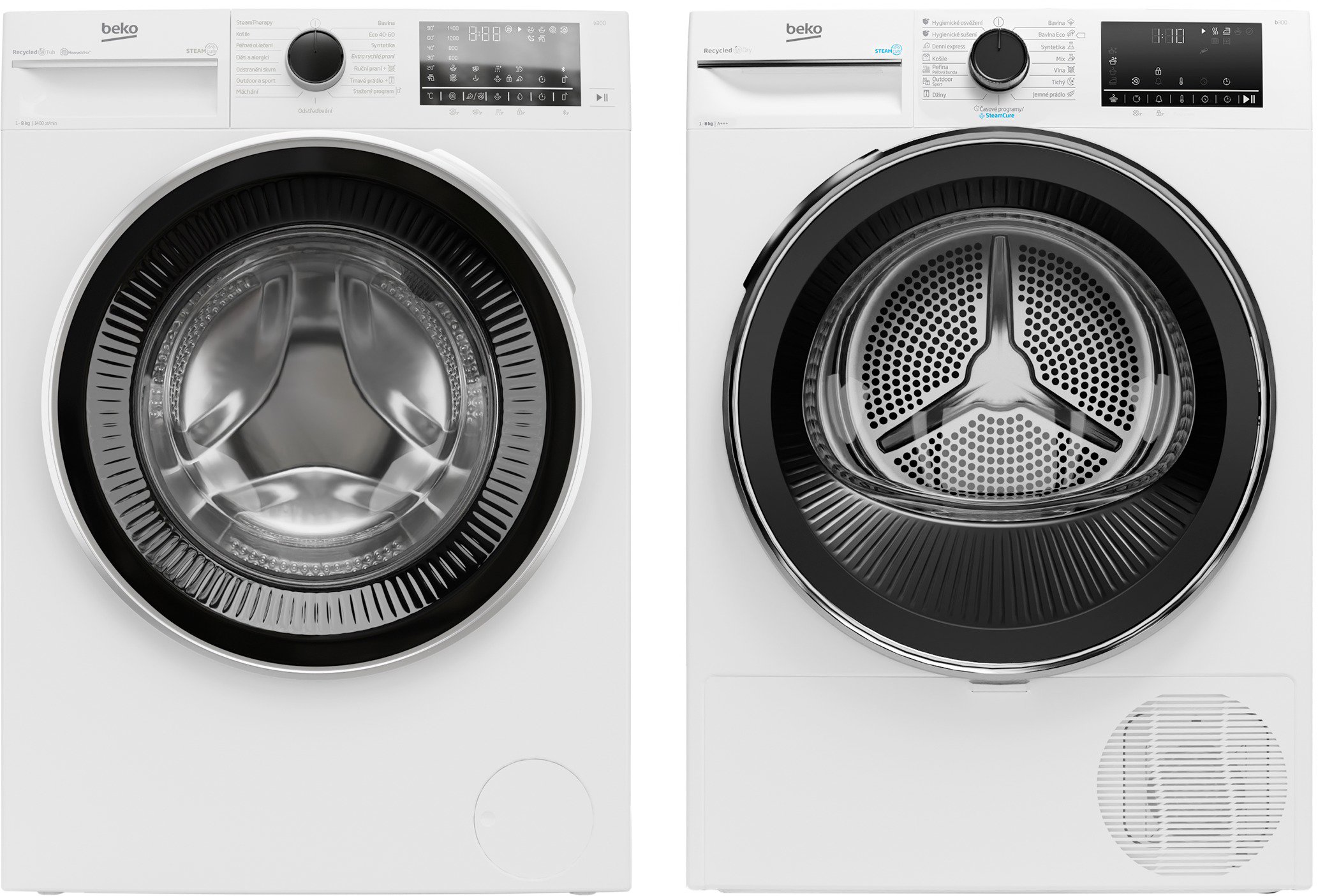

BEKO B3WFU58415WCSHBG + BEKO DPY8506GXB2