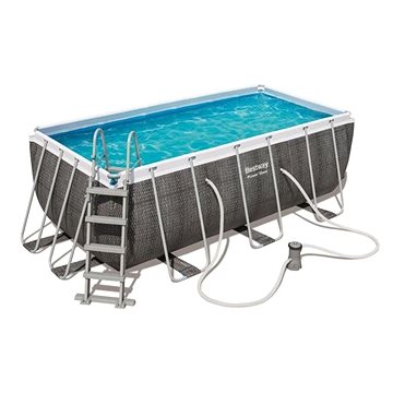 

BESTWAY Bazén s konstrukcí Power Steel Rattan 4,12 × 2,01 × 1,22m