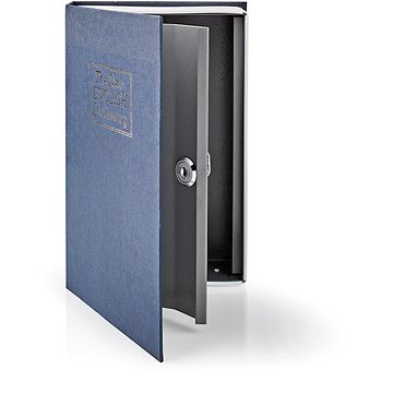 

Nedis BOOKSEDM01BU trezor ve tvaru knihy, 2 klíče, 1.6 l