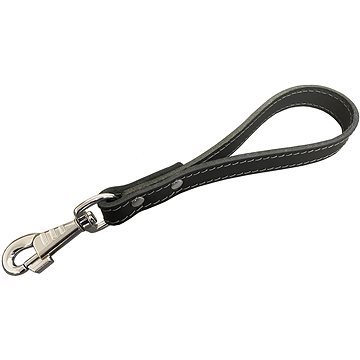 

Bafpet Kožené vodítko, ucho, HERRY - Černá, 22mm × 25cm, 07801