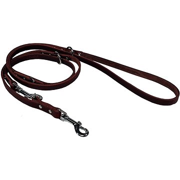 

Bafpet Přepínací vodítko z maštěné kůže "Zubr" - Hnědá, 14mm × 240cm, 14300Z