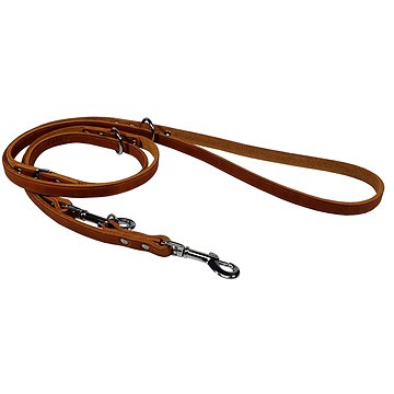 

Bafpet Přepínací vodítko z maštěné kůže "Zubr" - Přírodní, 14mm × 240cm, 14300Z