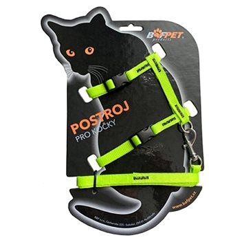 

Bafpet Set CAT kšíry + vodítko, Zelená, 120cm /OK 19-26cm, OH 24-37cm/ 20410N