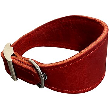 

Bafpet Kožený obojek VIPET - Červená, 50mm × 37cm /29-35/ 00122V