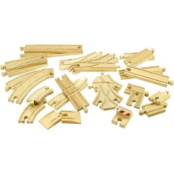 

Bigjigs Set kolejí 25 dílů