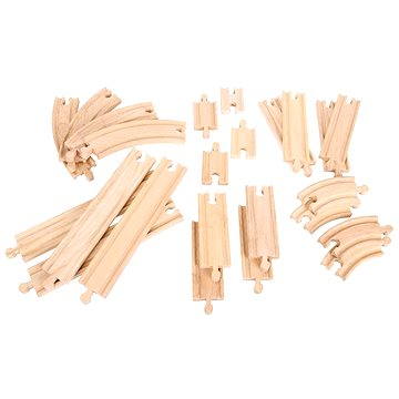 

Bigjigs Set kolejí 24 dílů