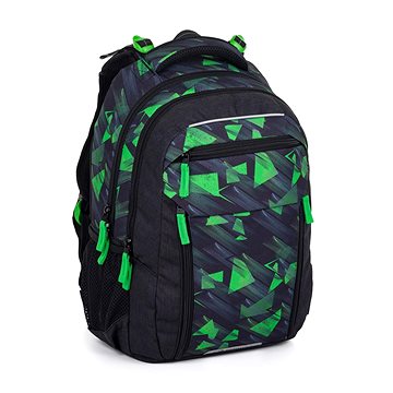 

BAGMASTER PORTO 24 A školní batoh – černo-zelený